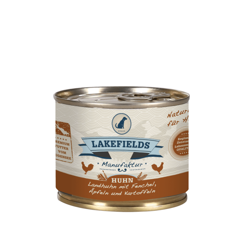 Lakefields Landhuhn mit Fenchel 200g